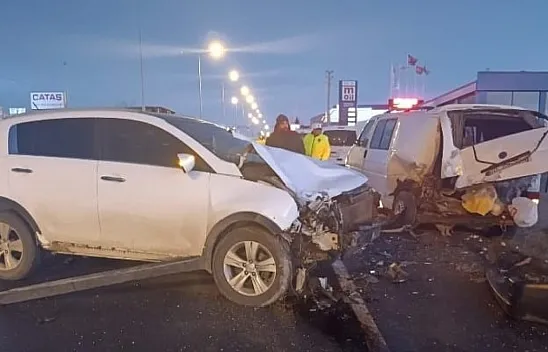 Bafra'da kaza: 1 yaralı