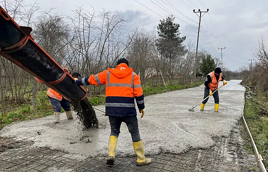 Biçme Mahallesi'nde çalışmalar sürüyor
