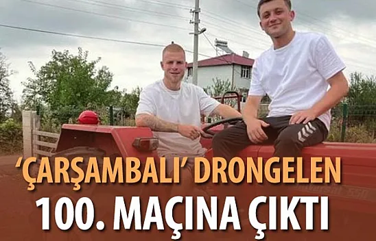 'Çarşambalı' Drongelen 100. maçına çıktı