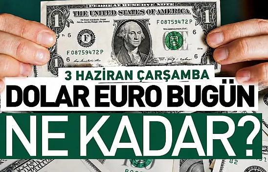 Dolar kaç TL oldu, Euro ne kadar? (3 Haziran Çarşamba Döviz Kurları)