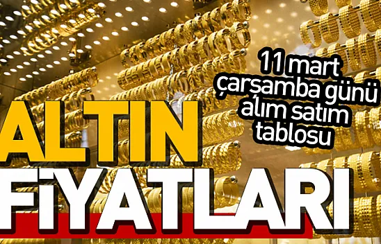 Gram, Çeyrek, Cumhuriyet altını bugün ne kadar? (11 Mart 2026)
