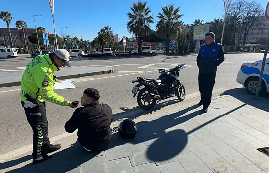 İlkadım'da motosiklet kazası