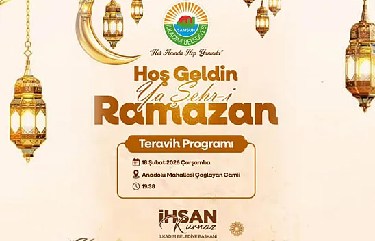 İlkadım'da Ramazan'ın ilk teravihinde buluşma çağrısı