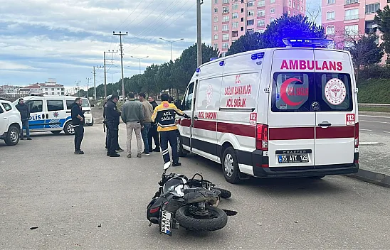 İlkadım'da trafik kazası