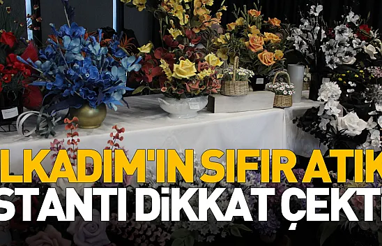 ilkadım'ın sıfır atık stantı dikkat çekti