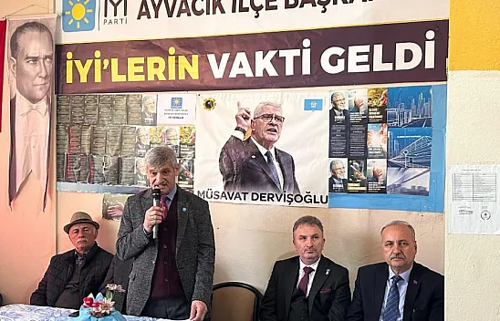 İYİ Parti Ayvacık İlçe Başkanı İsmet Çapaş: 'Türk milleti olarak göbek bağımızı kendimiz keseceğiz'