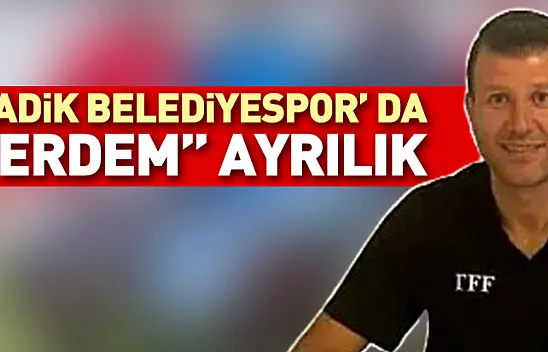 Ladik Belediyespor' da 'Erdem' ayrılık