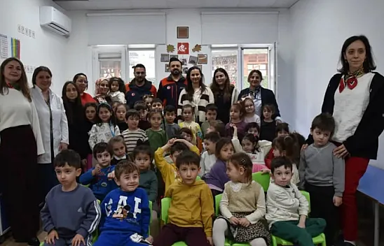 Miniklere afet bilinci aşılandı