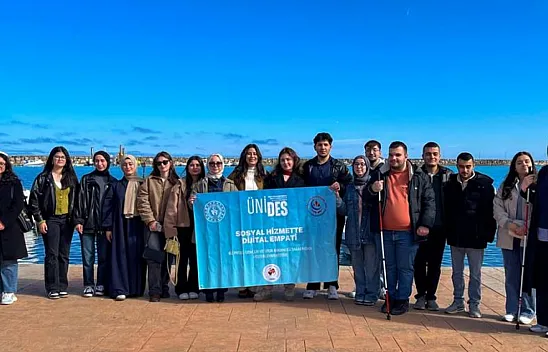 OMÜ'de sosyal hizmette dijital empati projesi sahada uygulandı