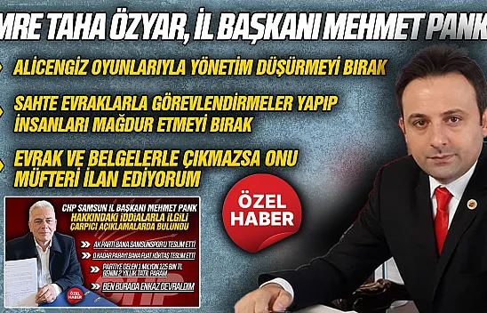Özyar il Başkanı Pank'a 'Pespaye yalanlarla kamuoyunu meşgul etme' dedi.