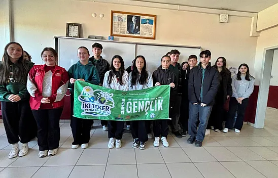 Salıpazarı'nda gençler bisikletle çevre bilinci kazanıyor