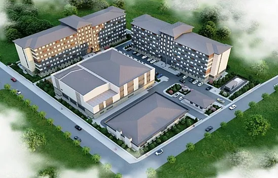 Samsun'da 2 bin kişilik yurt inşaatının yüzde 14'ü tamamlandı