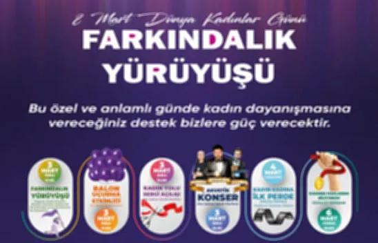 Samsun'da 8 Mart'a özel farkındalık etkinlikleri düzenlenecek