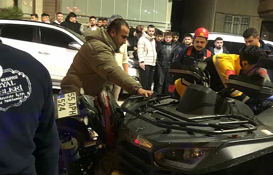 Samsun'da feci çarpışma! Motosiklet ile ATV kafa kafaya: 4 yaralı