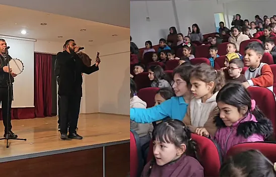 Samsun'da öğrenciler 'Hu der Allah' ilahisi ile coştu