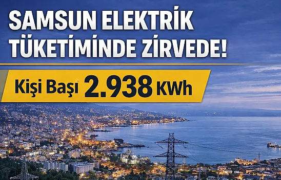 Samsun elektrik tüketiminde zirvede!