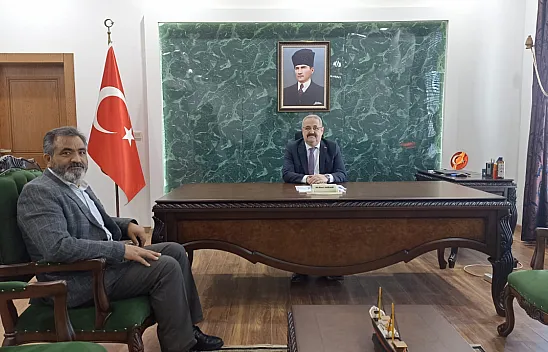Şeker'den Kaymakam Sağlam'a hayırlı olsun ziyareti