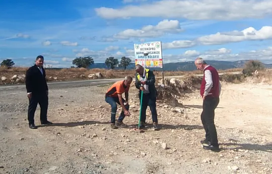 Vezirköprü OSB'de çarklar dönmeye başladı