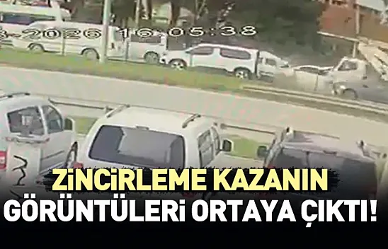 Zincirleme Kazanın Görüntüleri Ortaya Çıktı: Araçlar Alev Alev Yandı!