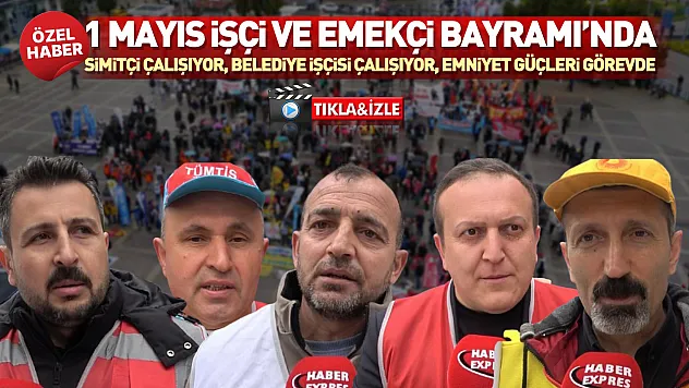 1 Mayıs'ta Samsun'da Emekçiler Dertlerini Anlattı