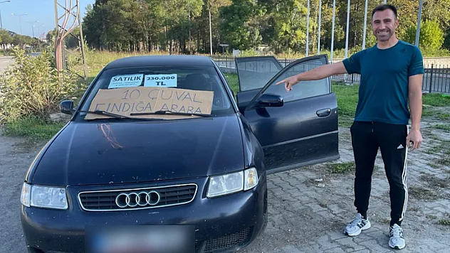 10 çuval fındık getirene 'Audi'