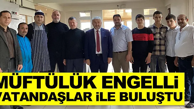 Müftülük Engelli Vatandaşlar İle Kahvaltıda Buluştu