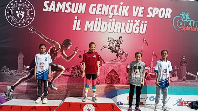 Alaçamlı öğrencilerden atletizm başarısı