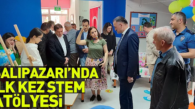 Salıpazarı'nda ilk kez Anaokulu STEM Atölyesi açıldı