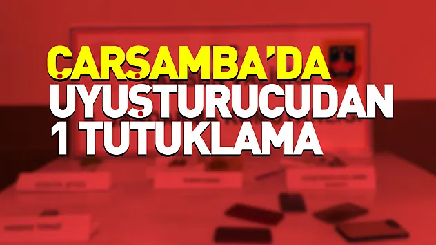 Uyuşturucudan 1 tutuklama