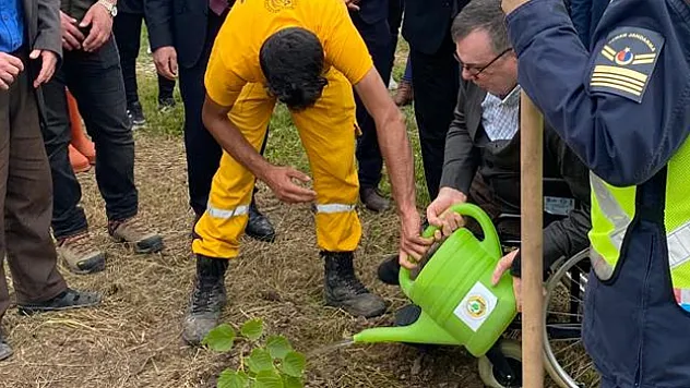 Samsun'da fidan dikme etkinliği düzenlendi