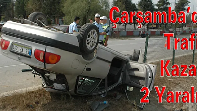 Çarşamba'da Trafik Kazası: 2 Yaralı…