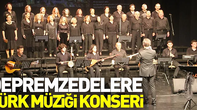 Hekimlerden depremzedelere Türk müziği konseri