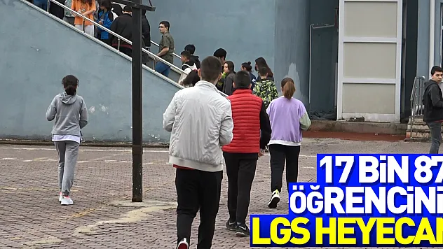 Samsun'da 17 bin 870 öğrencinin LGS heyecanı
