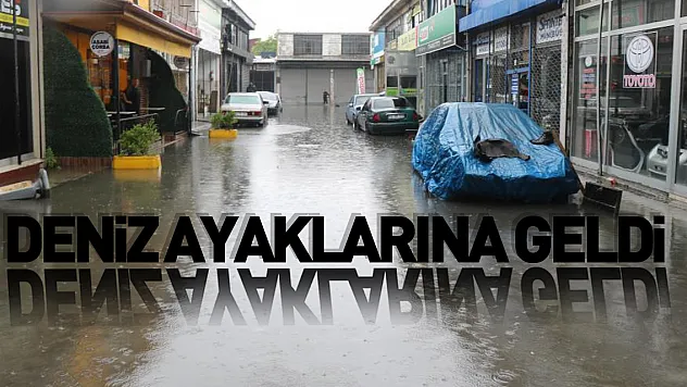 Samsun'da sel ve su baskını