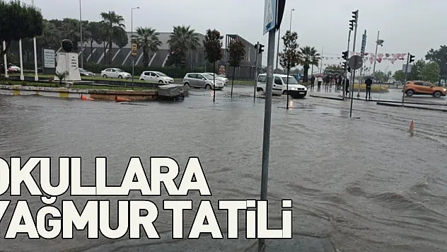 Samsun'da bazı okullara yağmur tatili