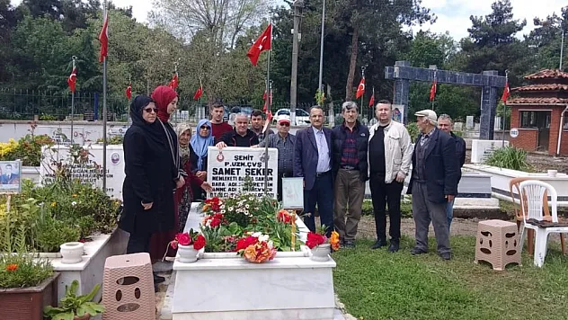 Şehit uzman çavuş unutulmadı