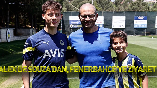 Alex de Souza'dan, Fenerbahçe'ye ziyaret