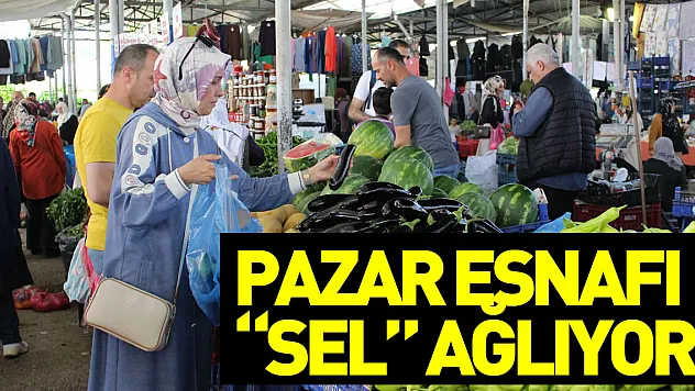 Pazar Esnafı 'Sel' Ağlıyor