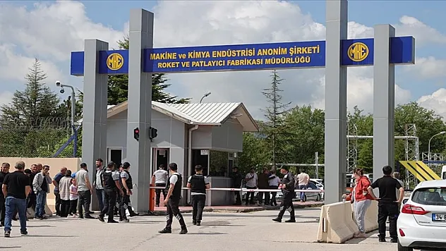 MKE Roket ve Patlayıcı Fabrikası'ndaki patlamada 5 işçi şehit oldu