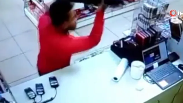 Akaryakıt istasyonunda pompalı dehşet