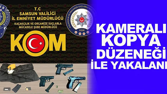 Ehliyet sınavına girerken kameralı kopya düzeneği ile yakalandı