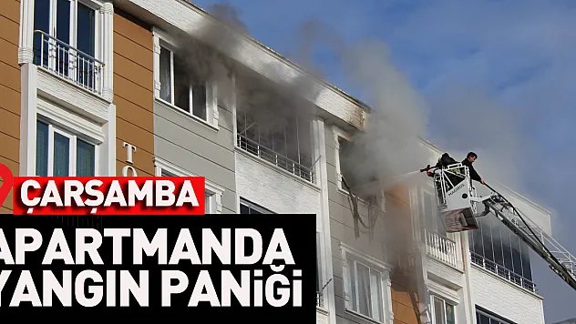 Apartmanda Yangın Paniği