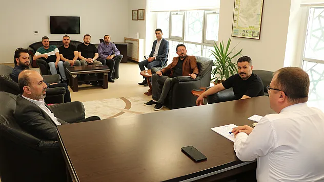 Havza Belediyespor yönetiminden Kaymakam Nayman'a ziyaret