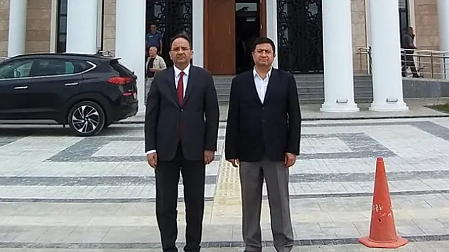 Alaçam Kaymakamı Zaman'dan Bafra Kaymakamı Ertürkmen'e ziyaret