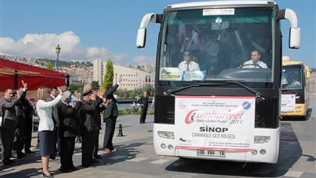 Öğrenciler tarihi geziye uğurlandı