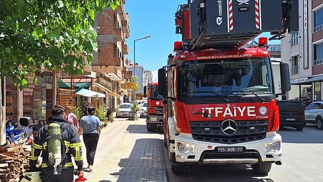Samsun'da fırın bacasında çıkan yangın söndürüldü