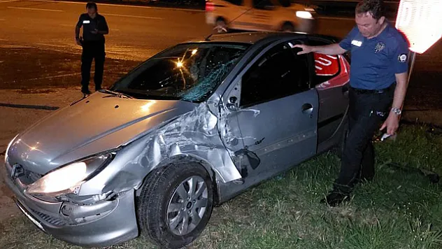 Samsun'da kamyonet ile otomobil çarpıştı: 1 yaralı