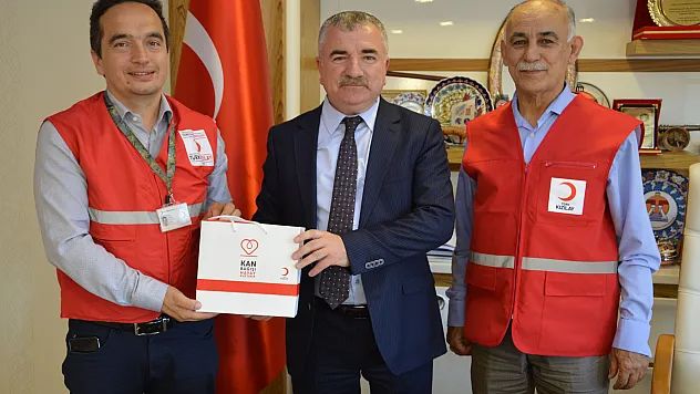 Havza 'Samsun Kan Bağışlıyor Hedef 5555 Ünite Kan Bağışı' bilgilendirmesi