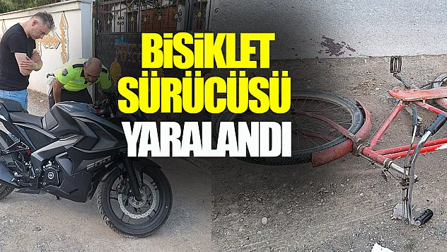 Samsun'da motosikletin çarptığı 81 yaşındaki bisiklet sürücüsü yaralandı