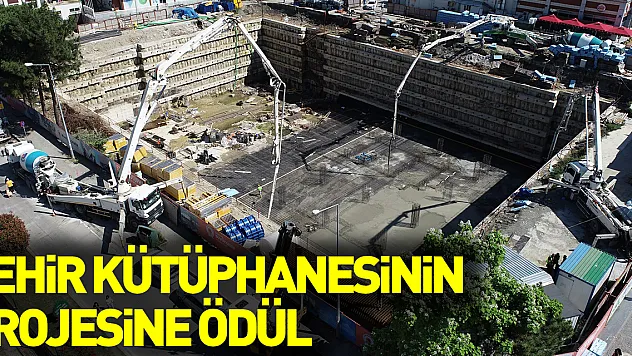 Şehir Kütüphanesi projesine 'Avrupa'nın en iyi kamu binası mimarisi' ödülü